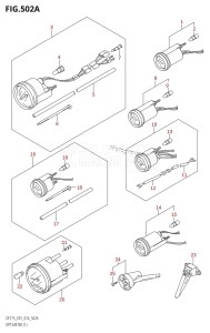 DF150ZG From 15002Z-410001 (E40)  2014 drawing OPT:METER (1)