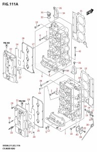 DF350A From 35001F-040001 (E01 E03  -)  2020 drawing CYLINDER HEAD