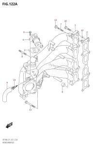 DF100A From 10003F-040001 (E11)  2020 drawing INTAKE MANIFOLD