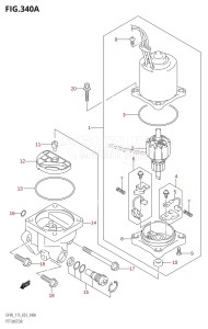 DF115T From 11501F-780001 (E03)  2007 drawing PTT MOTOR