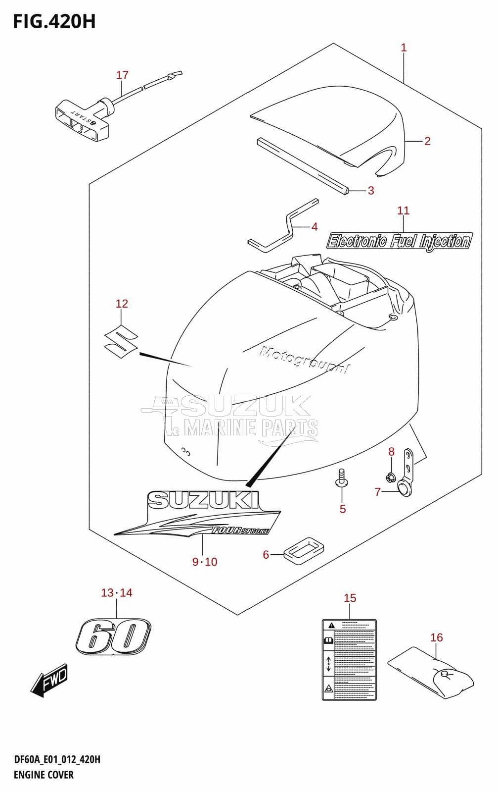 ENGINE COVER (DF60AQH:E01)