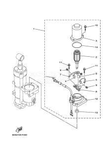 F80B drawing POWER-TILT-ASSEMBLY-2