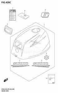 DF5A From 00503F-440001 (P01)  2024 drawing ENGINE COVER (DF6A)