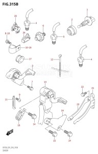 DF225T From 22503F-610001 (E01 E40)  2016 drawing SENSOR (DF200T:E40)