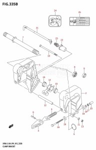 DF8A From 00801F-210001 (P03)  2012 drawing CLAMP BRACKET (DF8AR:P01)