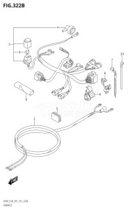 00801F-510001 (2005) 8hp P01-Gen. Export 1 (DF8A  DF8AR) DF8A drawing HARNESS (DF8AR:P01)