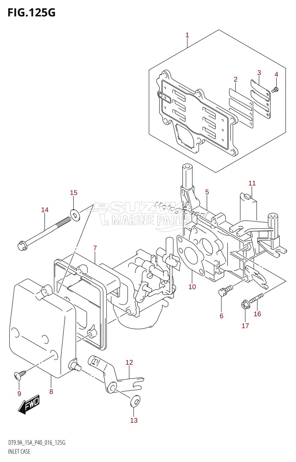 INLET CASE (DT15A:P36)