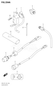 00994F-810001 (2018) 9.9hp P01-Gen. Export 1 (DF9.9A  DF9.9AR) DF9.9A drawing SENSOR / SWITCH (DF8A,DF9.9A)