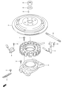 DT150STCL From 15002-971001 ()  1999 drawing MAGNETO (DT150(S) /​ 200)