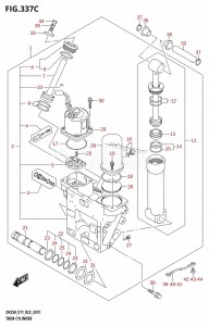 DF250Z From 25003Z-340001 (E11 E40)  2023 drawing TRIM CYLINDER (X-TRANSOM,XX-TRANSOM)