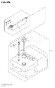 07003F-010001 (2010) 70hp E01 E40-Gen. Export 1 - Costa Rica (DF70ATHK10  DF70ATK10  DF70AWTHK10  DF70AWTK10) DF70A drawing FUEL TANK