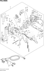 02504F-910001 (2019) 25hp P01-Gen. Export 1 (DF25A  DF25AR  DF25AT  DF25ATH) DF25A drawing REMOTE CONTROL (DF25AR,DF30AR)