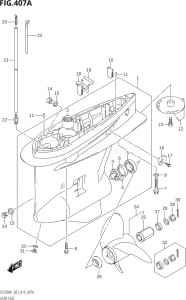 17503P-910001 (2019) 175hp E03-USA (DF175AP) DF175AP drawing GEAR CASE