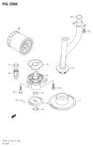 09001F-421001 (2004) 90hp E03-USA (DF90TK4) DF90 drawing OIL PUMP.