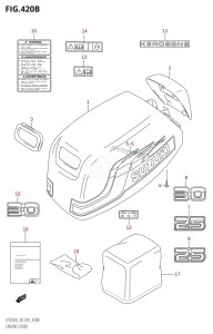 DT25 From 02501K-880001 (E36)  2008 drawing ENGINE COVER