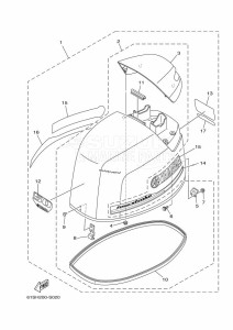 FT50CETL drawing TOP-COWLING