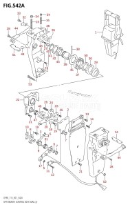 DF115T From 11501F-980001 (E01 E40)  2009 drawing OPT:REMOTE CONTROL ASSY DUAL (2)