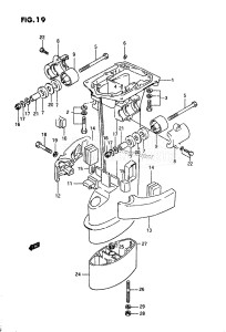 DT8C From 00802-651001 ()  1996 drawing DRIVESHAFT HOUSING