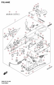 DF40A From 04003F-610001 (E01 E34)  2016 drawing TILLER HANDLE (DF60AQH:E40)