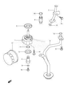 DF25QR From 02501F-151001 ()  2002 drawing OIL PUMP