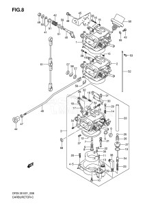 DF30 From 03001F-680001 ()  2006 drawing CARBURETOR