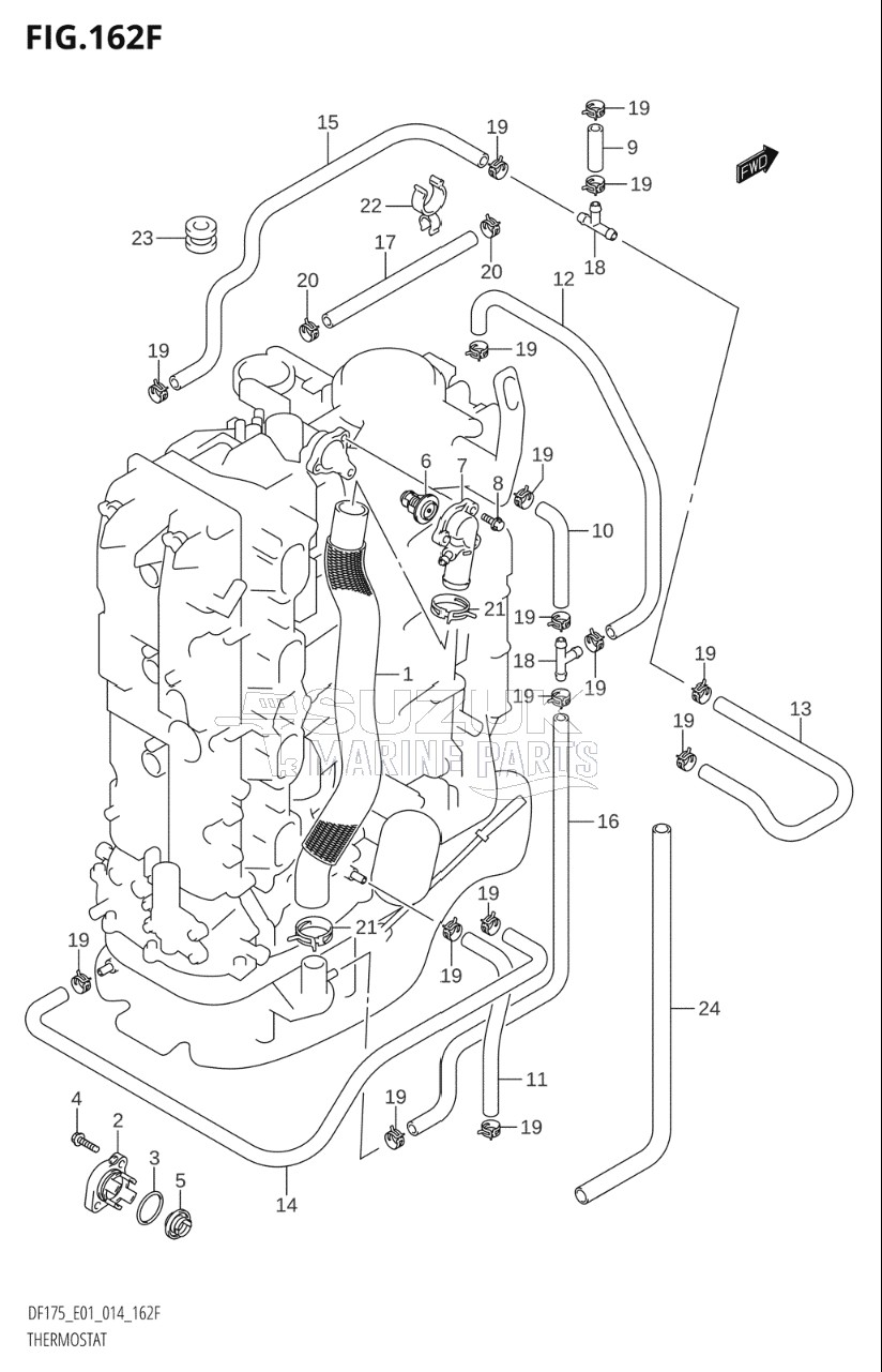 THERMOSTAT (DF150Z:E40)