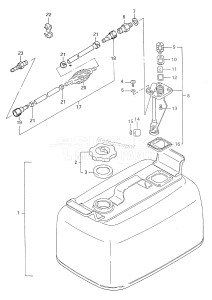 DT50 From 05004-971001 ()  1999 drawing FUEL TANK