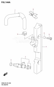 DF50A From 05003F-810001 (E01)  2018 drawing FUEL INJECTOR (E01,E34)