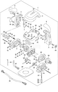 DF 300AP drawing Top Mount Dual