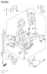 DF175TG From 17502F-410001 (E01 E40)  2014 drawing HARNESS (DF175TG:E01)