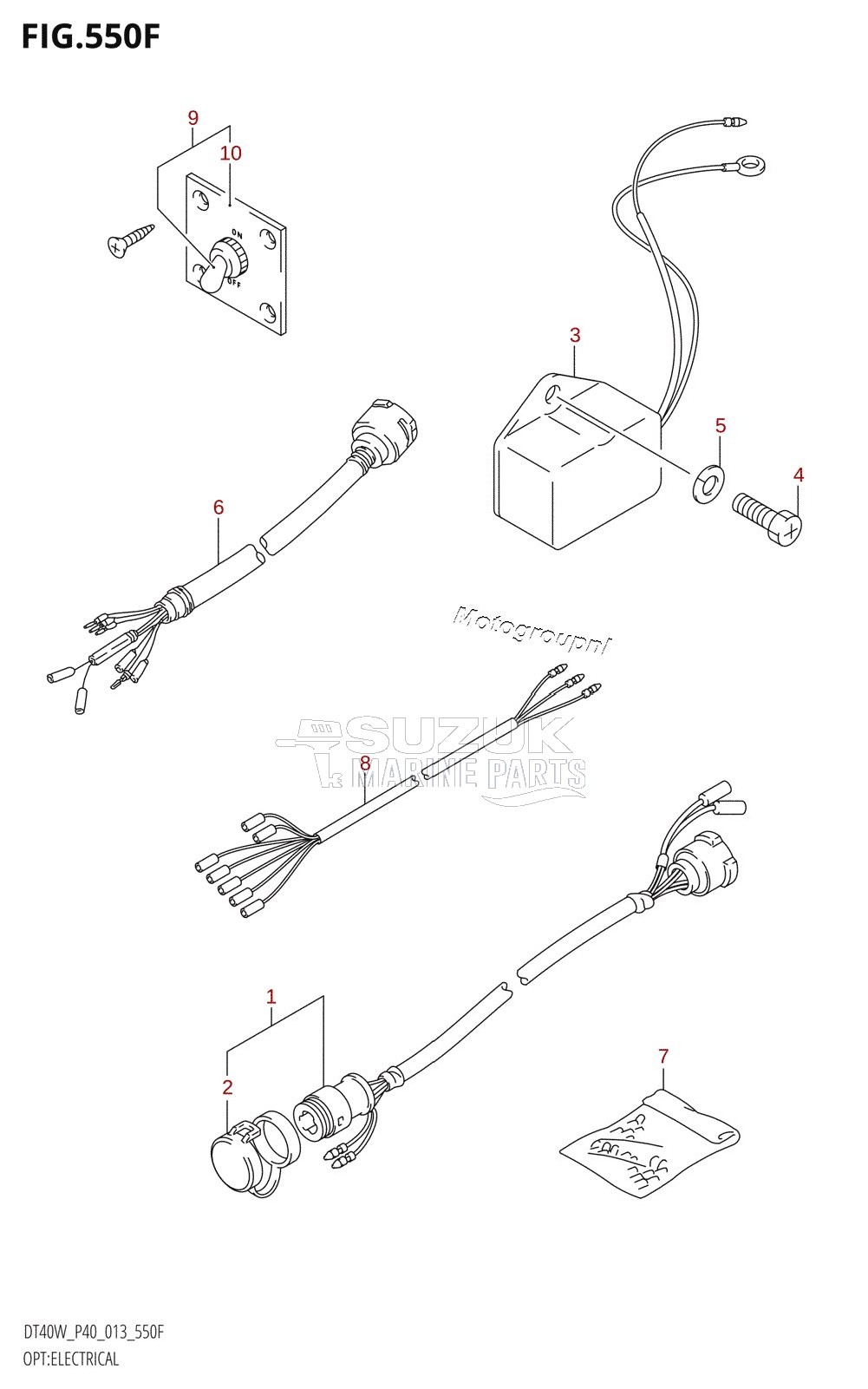 OPT:ELECTRICAL (DT40WR:P90:E-STARTER)