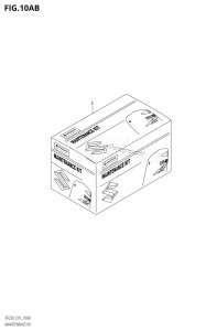 DF250Z From 25001Z-680001 (E01 E40)  2006 drawing MAINTENANCE KIT (DF225T:E01:K10)