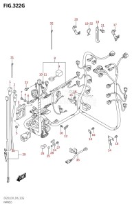 DF250Z From 25003Z-610001 (E40)  2016 drawing HARNESS (DF225Z:E01)