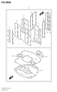 DF200 From 20002F-710001 (E03)  2017 drawing OPT:GASKET SET (DF200Z:E03)