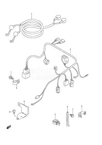 Outboard DF 25 V-Twin drawing Harness