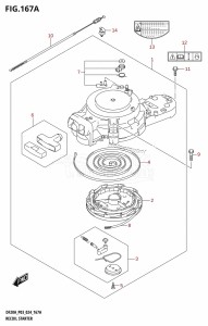 DF20A From 02002F-440001 (P03)  2024 drawing RECOIL STARTER (DF9.9B,DF15A,DF20A)