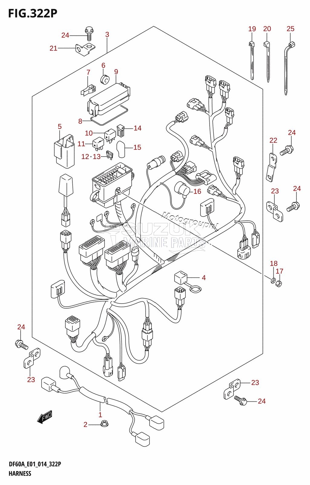 HARNESS (DF50AVTH:E01)