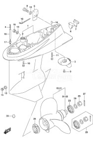 DF 115A drawing Gear Case (C/R)