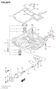 DF140AZ From 14003Z-510001 (E03)  2015 drawing ENGINE HOLDER (DF115AST:E03)