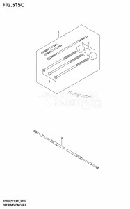 DF20A From 02002F-510001 (P01)  2015 drawing OPT:REMOCON CABLE (DF9.9BT:P01)