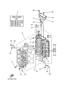 175D drawing CYLINDER--CRANKCASE