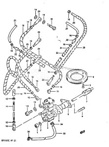 DT140 From 14002-405082 till 406620 ()  1984 drawing OIL PUMP (~304574)