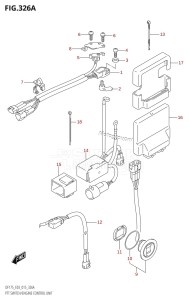 DF175T From 17502F-510001 (E03)  2015 drawing PTT SWITCH /​ ENGINE CONTROL UNIT (DF150T:E03)