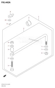 DF225T From 22503F-410001 (E01 E40)  2014 drawing DRAG LINK