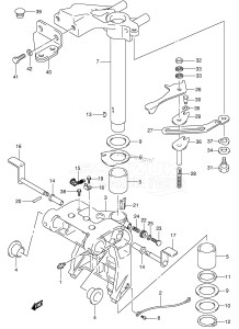 DF30 From 03001F-680001 ()  2006 drawing SWIVEL BRACKET (DF25:371155~ /​ DF30:371163~)