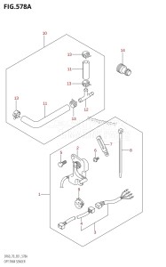 DF60 From 06001F-031001 (E11 E1-)  2013 drawing OPT:TRIM SENDER