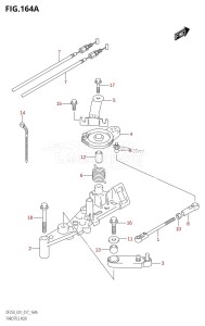 DF250 From 25003F-710001 (E01 E40)  2017 drawing THROTTLE ROD