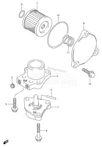 DF15 From 01501F-251001 ()  2002 drawing OIL PUMP