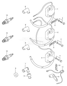 DT75TC From 07501-861001 ()  1998 drawing IGNITION (WT,WQ,WHQ,MQ ~MODEL:94)