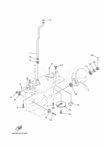 F40FEDL drawing LOWER-CASING-x-DRIVE-2